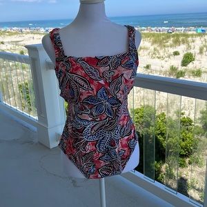 Tommy Bahama Floral One Piece Swimsuit